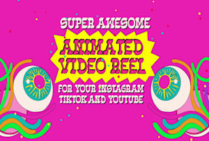 make a trippy animated video reel for your ig tiktok and yt
