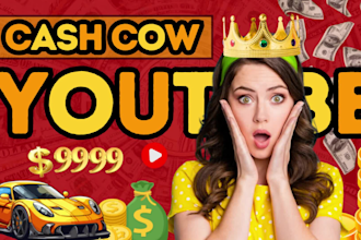 create top 10 faceless cash cow videos and youtube cash cow videos, cash cow