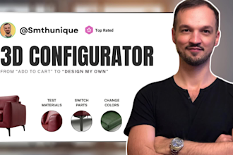 an ai powered 3d furniture customizer 3d configurator