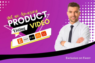 create an engaging listing video ad for etsy, amazon, or ebay