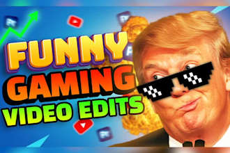 do funny gaming video editing for youtube