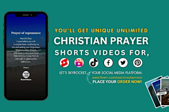 create christian prayer shorts videos, bible quotes, bible verse reels, tiktok
