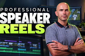 edit a speaker reel or keynote sizzle from your real event footage