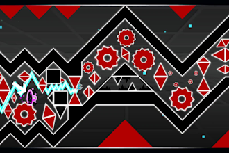 make an 8k geometry dash showcase in perfect quality