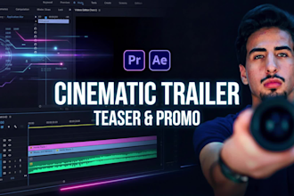 edit cinematic trailers teaser and movie promo videos