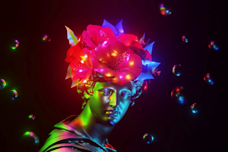 create product render, nft coins, trading cards, collections