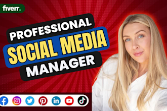 be your pro social media marketing manager instagram, tiktok content creator