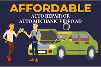 do automotive repair or car repair or auto mechanic shop video ads