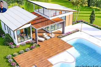 3d exterior, garden, landscape design walkthrough animation
