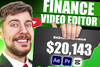 edit finance youtube videos for high retention in a day