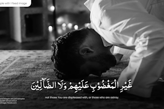 create quran recitations, islamic videos subtitle