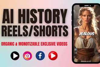 create amazing ai history youtube shorts, instagram reels and tiktoks