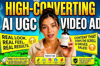 high converting ai ugc video ads and ai avatar ads in 24 hours
