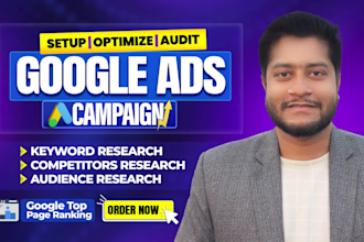 set up and optimize google ads adwords PPC campaign