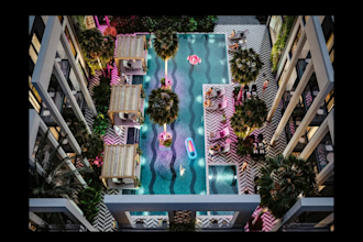 do swimming pool barn kitchen backyard landscape patio garden design 3d render