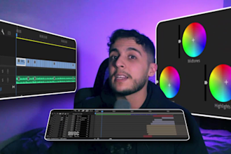 do video editing for you in french