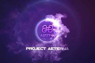do eye catchy smoke logo animation video