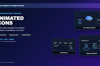 create custom animated icons and seamless loop animations