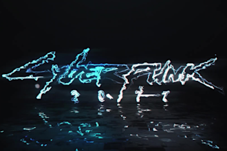 create an amazing all type logo reveal intro animation