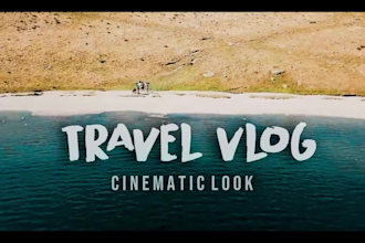 do cinematic travel video editing, vlog , vacation, drone