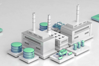 create 3d industrial animation, 3d visualization manufacturing product animation