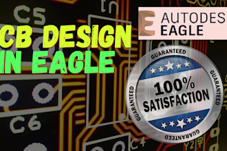design schematic, pcb, 3d, gerber, single or multilayer pcb