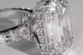 create 3d jewelry animation 3d jewelry design and 3d modeling with full diamonds