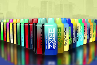 do professional 3d product animation for vape, cannabis, beverage and cgi models