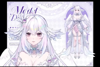 design and rig high quality live2d nsfw vtuber model vtuber rigging for vtube