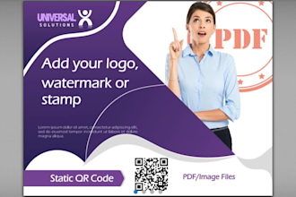 add your watermark, logo, qr code or stamp to PDF or image