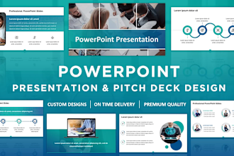 create a quick powerpoint presentation and investor pitch deck