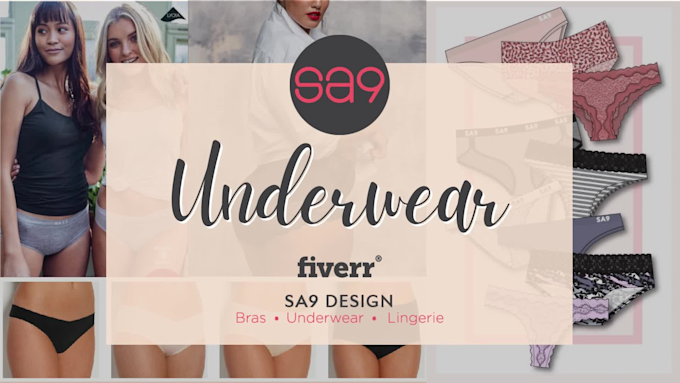 Create panty, underwear design, cad, tech pack by Sa9design