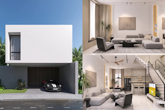 design the interior of your living room, bedroom, kitchen, bathroom and exterior