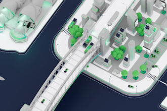 create stunning isometric animation explainer video for saas, lotties