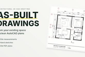 draw as built floor plans in autocad