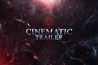create a cinematic teaser trailer or youtube intro video