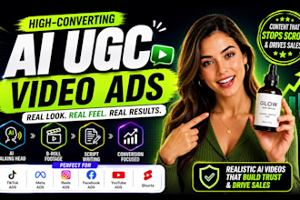 do ai ugc video ads for your product or service