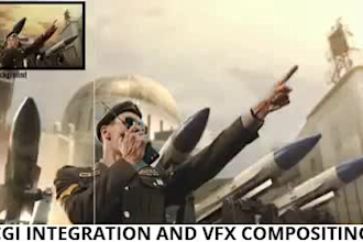 do professional vfx compositing, fire and blood effects, greenscreen and magic