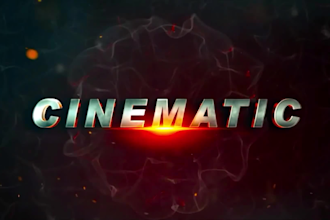 create cinematic intro, trailer, teaser, promo brand video