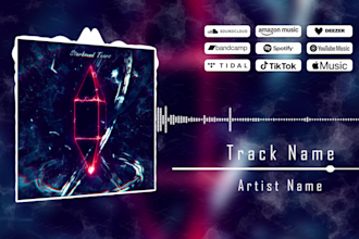 make an audio visualizer video for your release