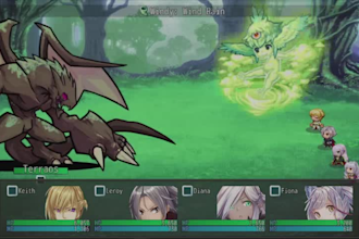 create a final fantasy summon animation on rpg maker mv