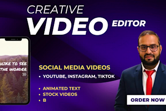 make short videos for youtube, instagram and tiktok with subtitles and ai voice