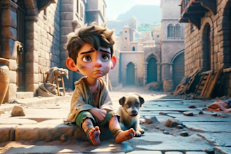 create stunning ai generated historical video ai bible story 3d animated
