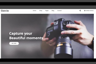 build photography camera shopify store drone website cctv camera shopify store