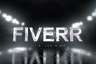 make this cinematic logo intro