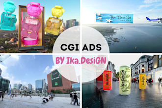 create 3d product cgi animation and vfx