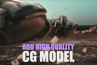 add any cg elements to your footage