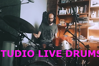 record studio quality live drums with a unique organic sound