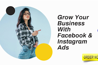 setup and manage facebook ads campaign, fb ads manager, instagram ads, meta ads
