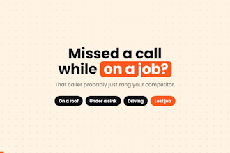 build an ai voice receptionist for hvac, plumbing and home service businesses